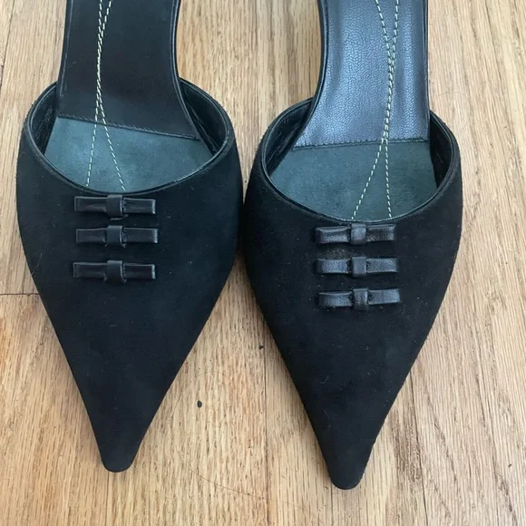 Retro/Vintage Kate Spade kitten heel mule 8.5 - Picture 3 of 9